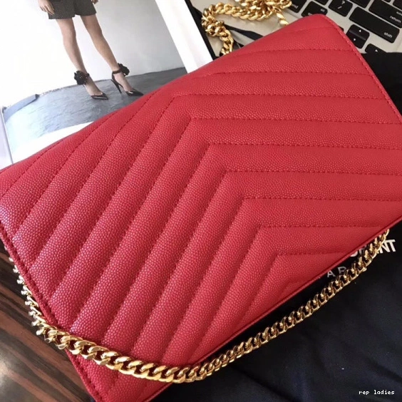 Repzbay REP YSL CHAIN WALLET MATELASSÉ CASSANDRE 0728